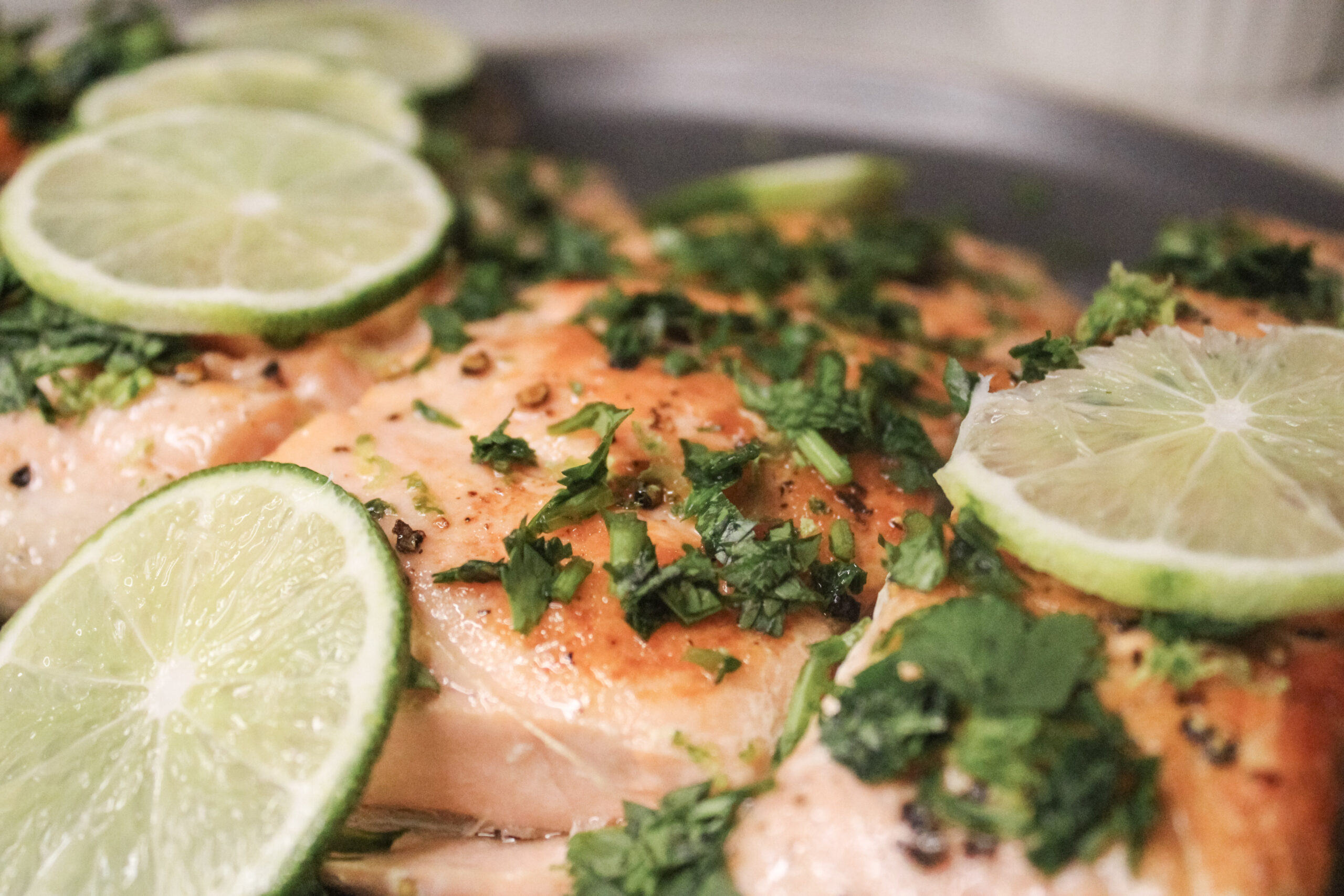 Lime and Cilantro Pan-Seared Salmon Recipe