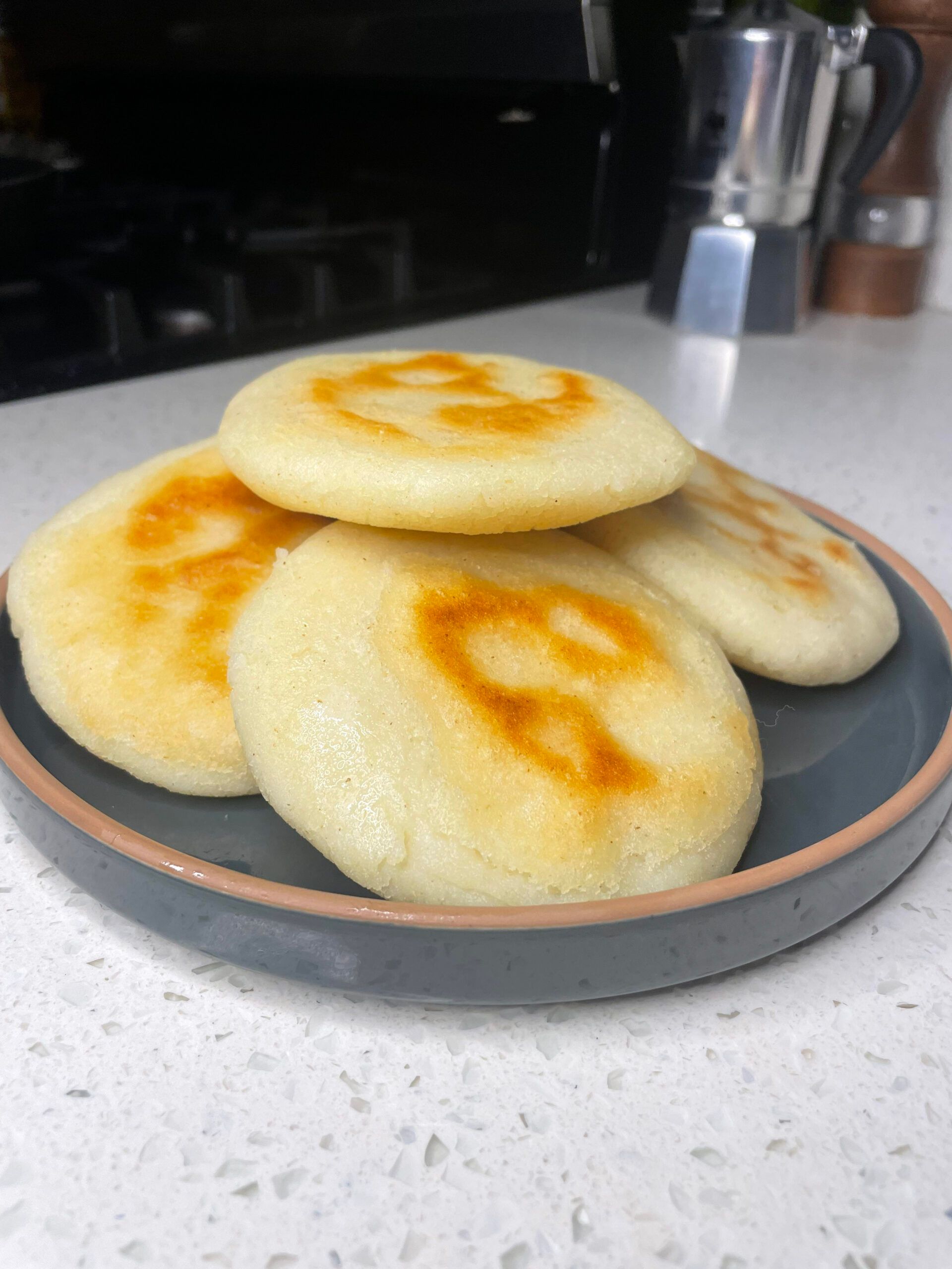 Ham and Cheese Venezuelan Arepas