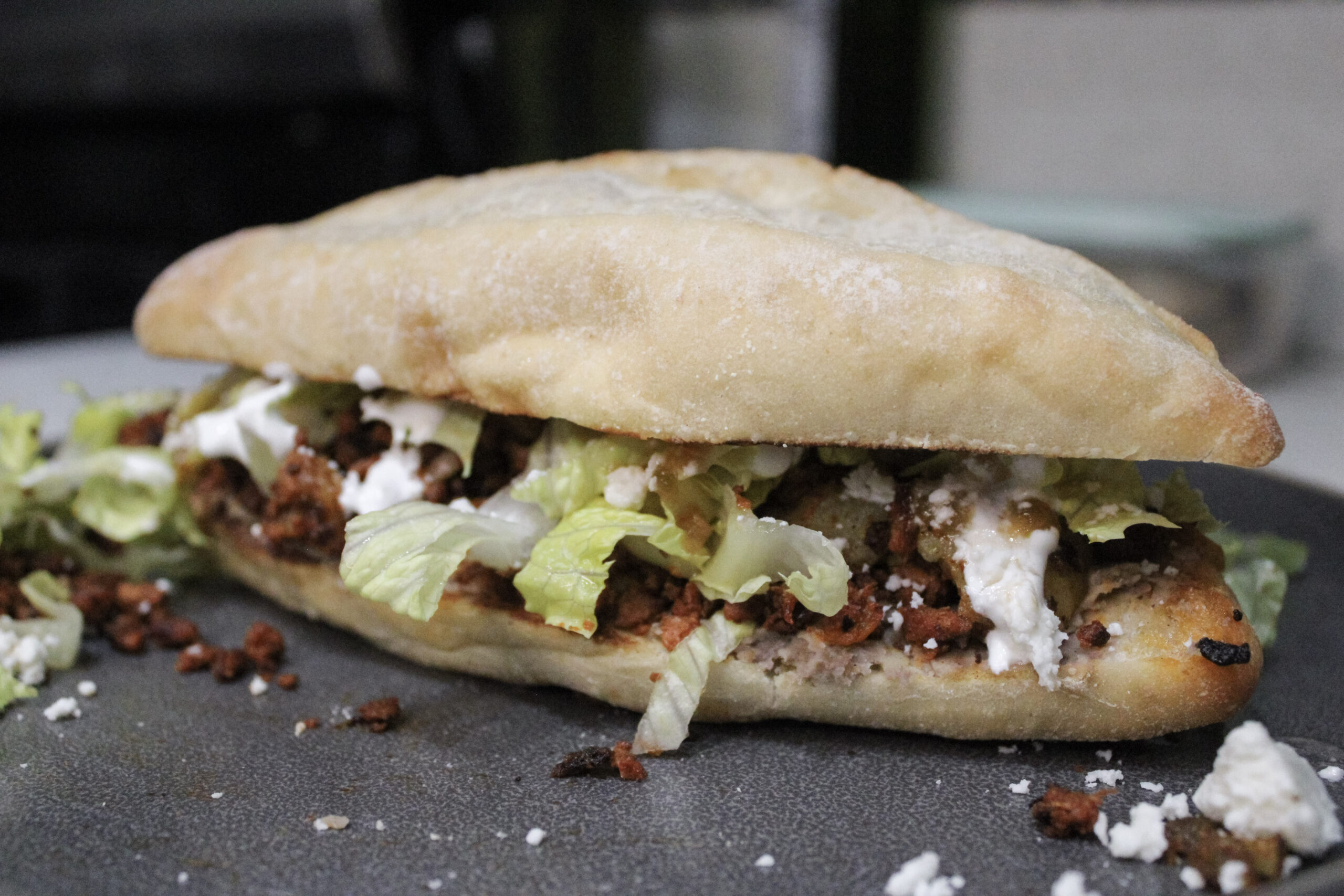 Torta de Chorizo con Papas (Mexican Chorizo and Potato Sandwich)